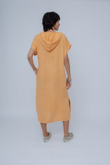 Vestido Linho C/ Capuz