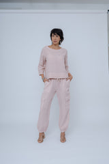 Blusa Linho Manga 7/8