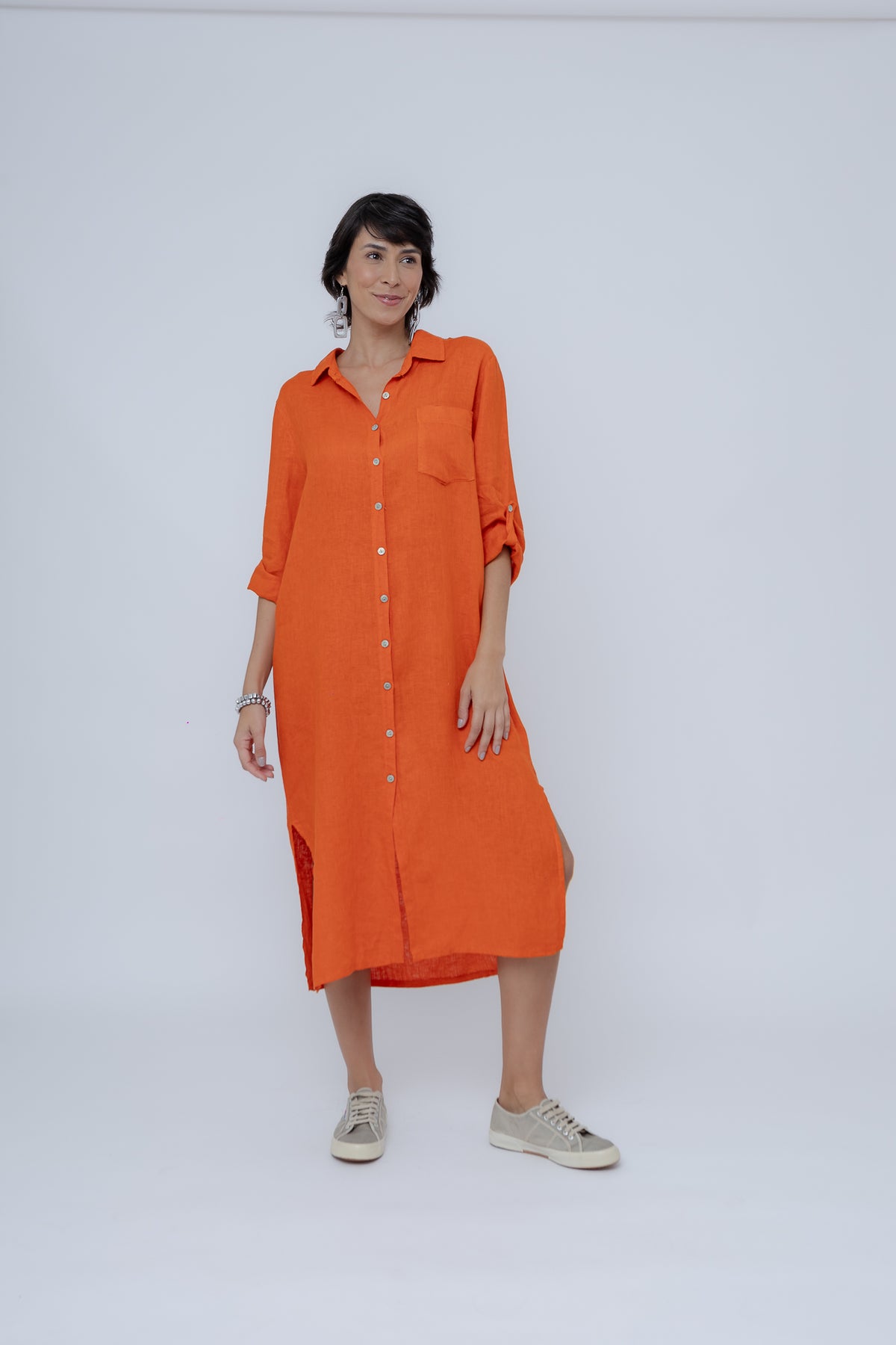 Chemise Linho C/ Fenda