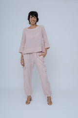 Blusa Linho Manga 7/8