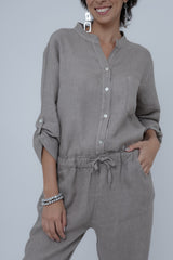 Camisa Linho Manga Longa