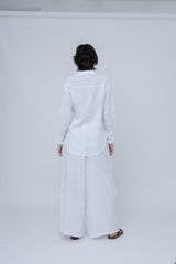 Camisa Linho Manga Longa S/ Bolsos